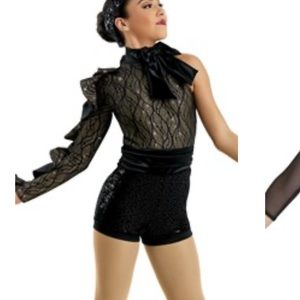 Black jazz dance costume
